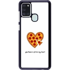 Coque Samsung Galaxy A21s - Saint Valentines Day 26 You have my pizza heart