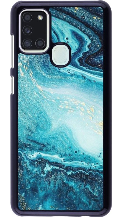 Hülle Samsung Galaxy A21s - Sea Foam Blue