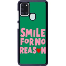 Samsung Galaxy A21s Case Hülle - Smile for no reason 2026