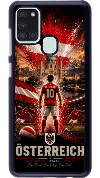 Coque Samsung Galaxy A21s - Football Autriche splash 2026