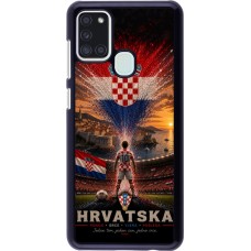 Coque Samsung Galaxy A21s - Football Croatie splash 2026