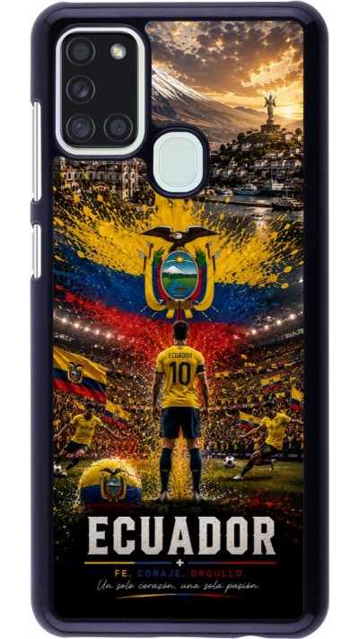 Coque Samsung Galaxy A21s - Football Équateur splash 2026