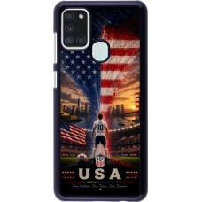 Coque Samsung Galaxy A21s - Football États-Unis splash 2026