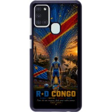 Coque Samsung Galaxy A21s - Football République démocratique du Congo splash 2026