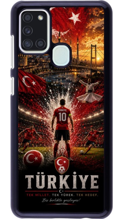 Coque Samsung Galaxy A21s - Football Turquie splash 2026