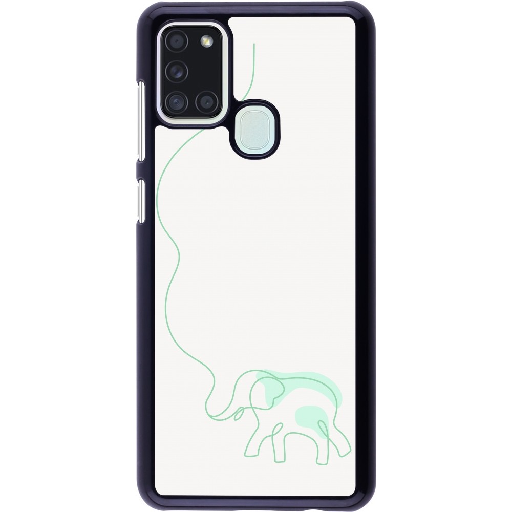 Samsung Galaxy A21s Case Hülle - Spring 23 baby elephant