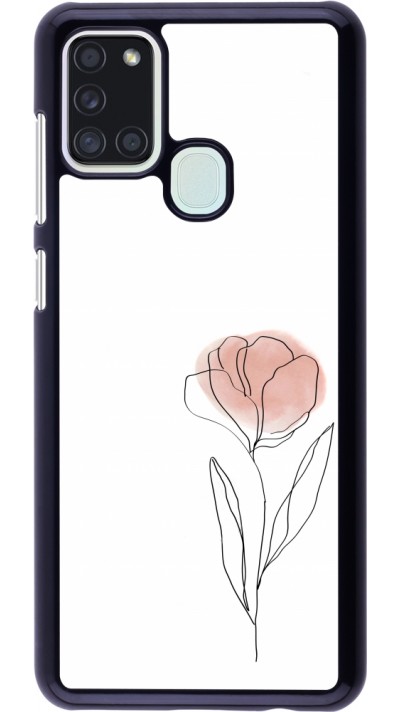 Coque Samsung Galaxy A21s - Spring 23 minimalist flower