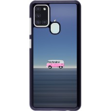 Samsung Galaxy A21s Case Hülle - Spring 23 pink bus