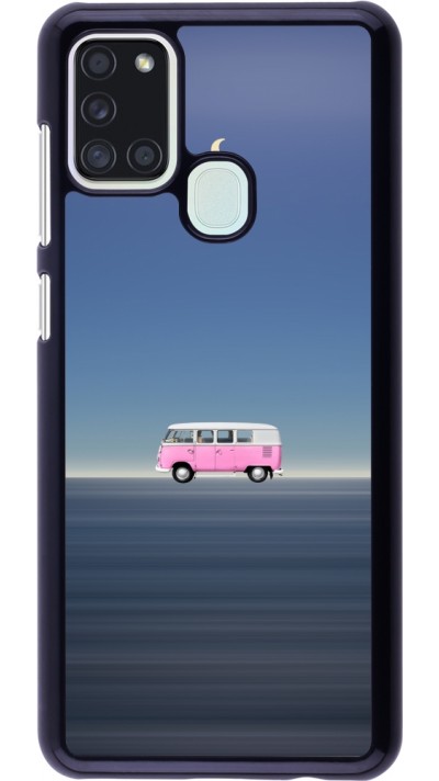 Coque Samsung Galaxy A21s - Spring 23 pink bus