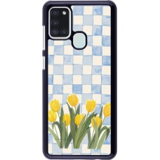 Coque Samsung Galaxy A21s - Blue vichy tulips 2026