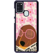 Coque Samsung Galaxy A21s - Dog with newspaper 2026