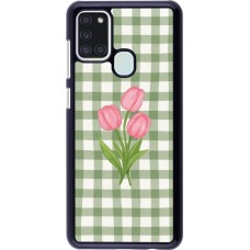 Coque Samsung Galaxy A21s - Green vichy tulips 2026
