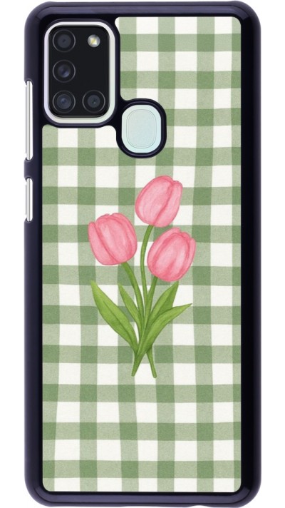Coque Samsung Galaxy A21s - Green vichy tulips 2026