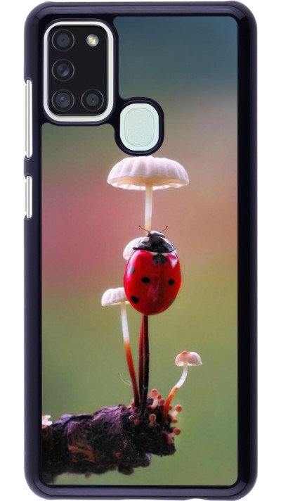 Coque Samsung Galaxy A21s - Ladybird on a mushroom 2026