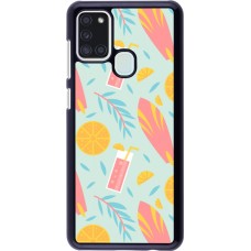 Samsung Galaxy A21s Case Hülle - Summer 2025 Pattern citron