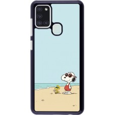 Coque Samsung Galaxy A21s - Snoopy on the beach Summer 2026