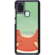 Samsung Galaxy A21s Case Hülle - Views through a watermelon Summer 2026