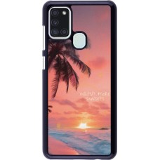 Samsung Galaxy A21s Case Hülle - Watch more sunsets Summer 2026