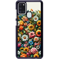 Samsung Galaxy A21s Case Hülle - Sommer Blumenmuster