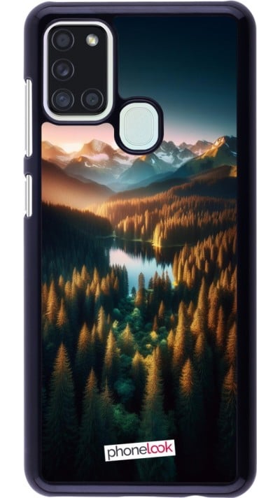 Coque Samsung Galaxy A21s - Sunset Forest Lake