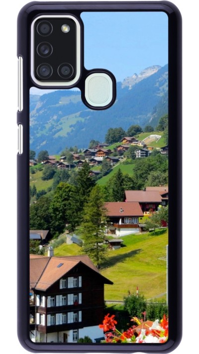 Samsung Galaxy A21s Case Hülle -  Nationalfeiertag Schweiz Landschaft