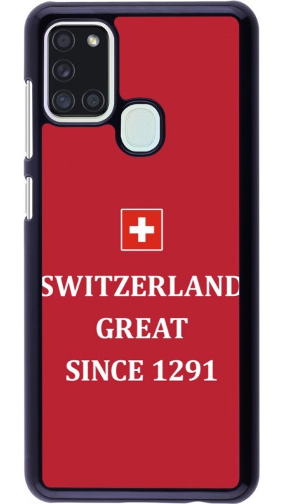 Coque Samsung Galaxy A21s - Switzerland Great Since 1291