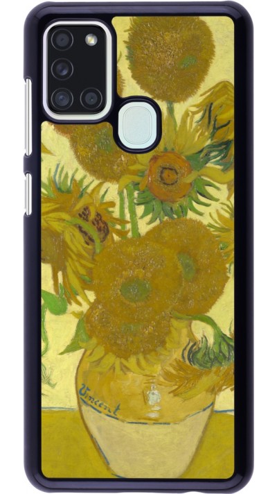 Samsung Galaxy A21s Case Hülle - Kunstbild - Sonnenblumen  - Van Gogh