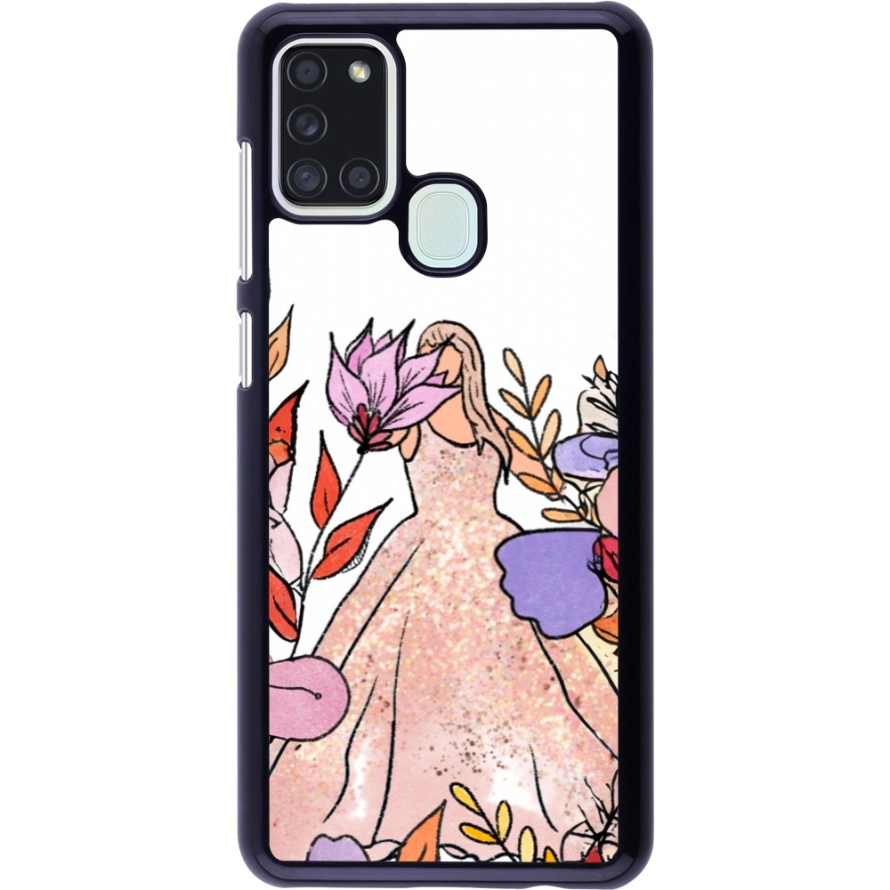 Samsung Galaxy A21s Case Hülle - Taylor Swift Sketch - White