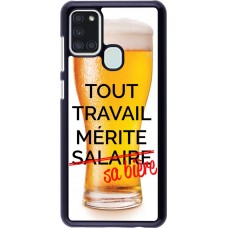 Coque Samsung Galaxy A21s - Tout travail mérite sa bière