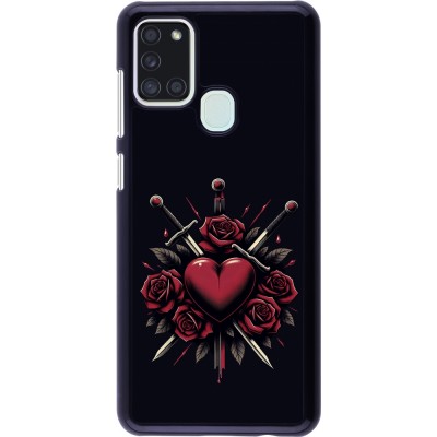 Samsung Galaxy A21s Case Hülle - Valentine 2024 gothic love