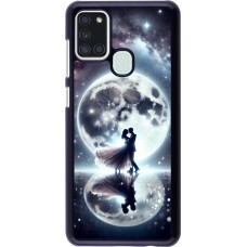 Samsung Galaxy A21s Case Hülle - Valentin 2024 Liebe unter dem Mond