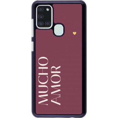 Coque Samsung Galaxy A21s - Valentine 2024 mucho amor rosado