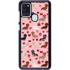 Samsung Galaxy A21s Case Hülle - Valentine 2024 puppy love