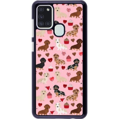 Coque Samsung Galaxy A21s - Valentine 2024 puppy love