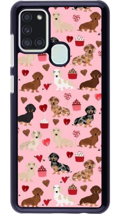 Coque Samsung Galaxy A21s - Valentine 2024 puppy love