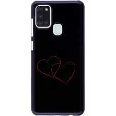 Samsung Galaxy A21s Case Hülle - Valentine 2023 attached heart