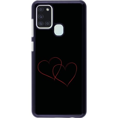 Samsung Galaxy A21s Case Hülle - Valentine 2023 attached heart