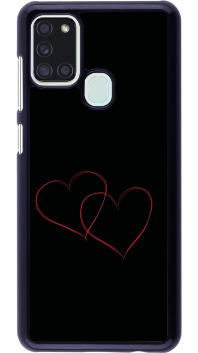 Coque Samsung Galaxy A21s - Valentine 2023 attached heart