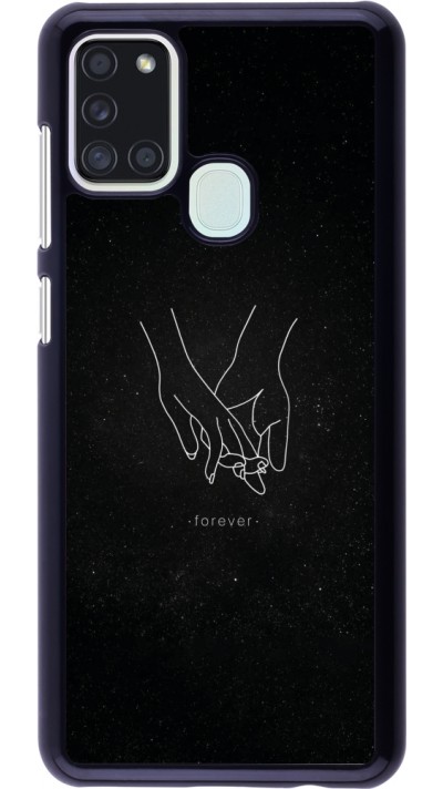 Coque Samsung Galaxy A21s - Valentine 2023 hands forever