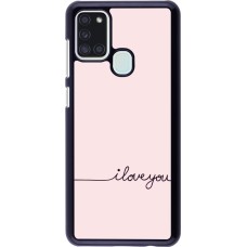 Samsung Galaxy A21s Case Hülle - Valentine 2023 i love you writing
