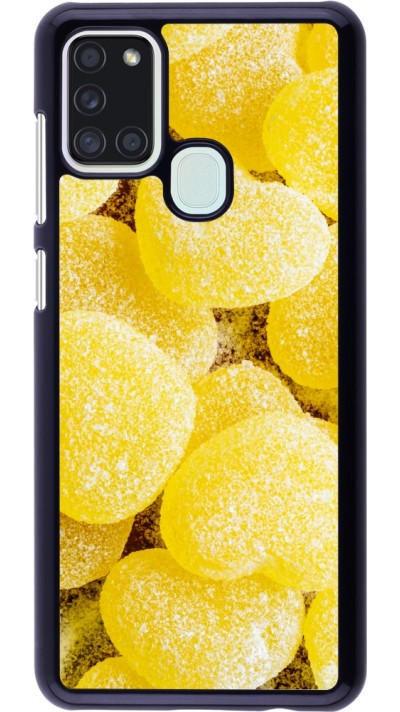 Coque Samsung Galaxy A21s - Valentine 2023 sweet yellow hearts