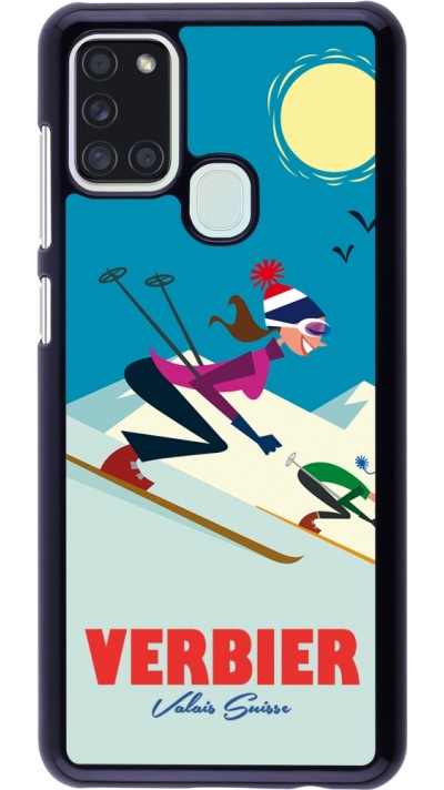 Coque Samsung Galaxy A21s - Verbier Ski Downhill