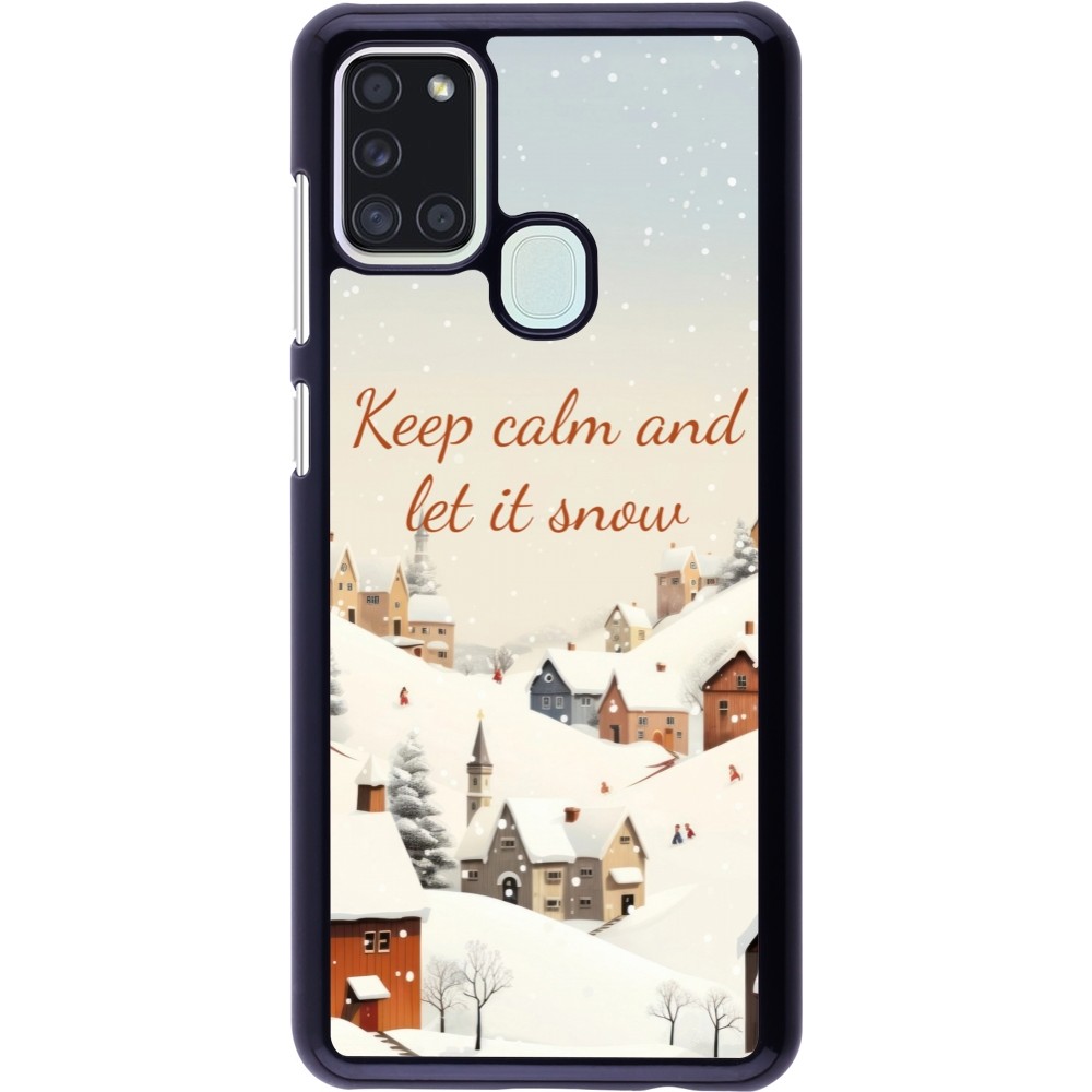 Coque Samsung Galaxy A21s - Winter 25 Winter Keep calm and let it snow