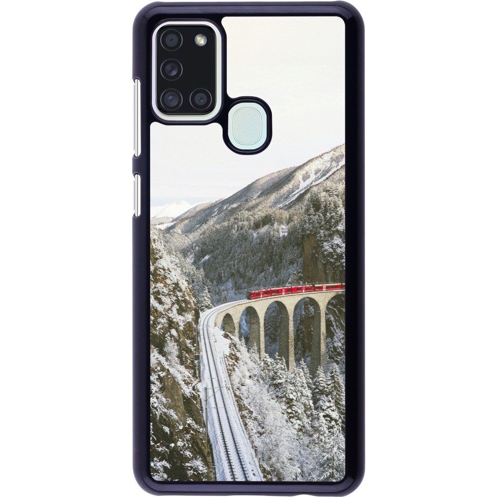 Coque Samsung Galaxy A21s - Winter 25 Winter polar express