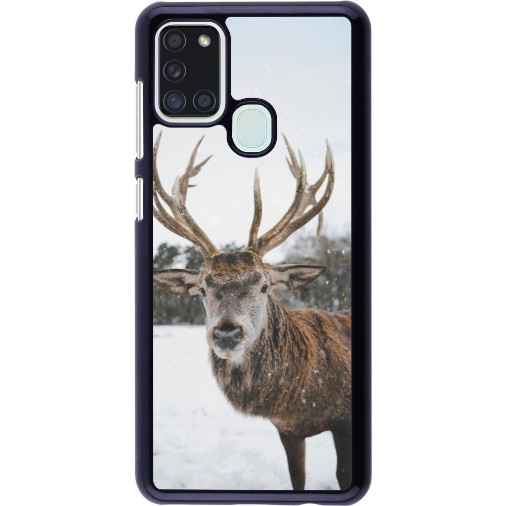 Coque Samsung Galaxy A21s - Winter 25 Winter reindeer
