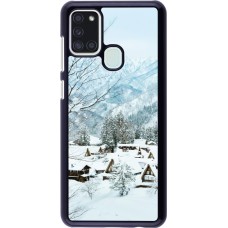 Coque Samsung Galaxy A21s - Winter 25 Winter snowy landscape
