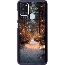 Coque Samsung Galaxy A21s - Winter 25 Winter snowy road