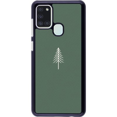 Samsung Galaxy A21s Case Hülle - Christmas 22 minimalist tree