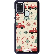 Samsung Galaxy A21s Case Hülle - Weihnachten 2024 Lkw Tanne