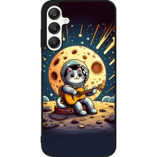 Coque Samsung Galaxy A25 - Silicone rigide noir AstroCat RockLune